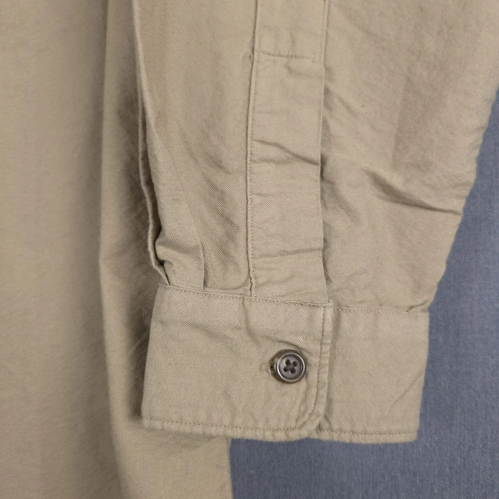 Polo Ralph Lauren Garment-Dyed Oxford Overshirt Mens 2XB Surrey Tan Full Zip New